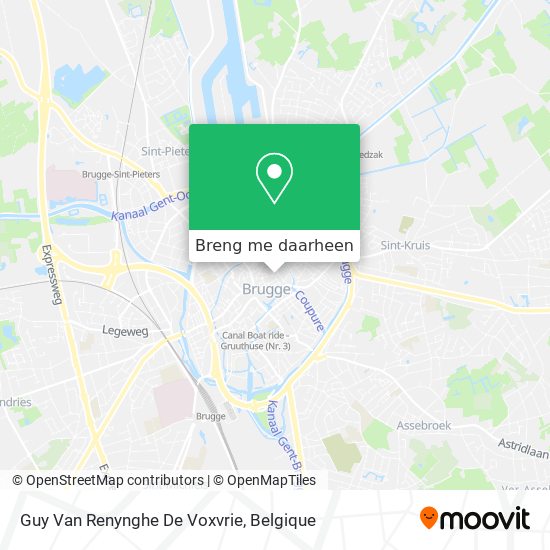 Guy Van Renynghe De Voxvrie kaart