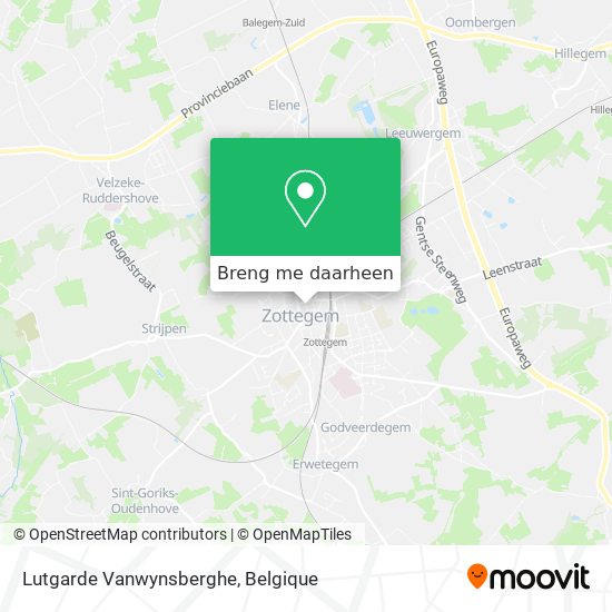 Lutgarde Vanwynsberghe kaart