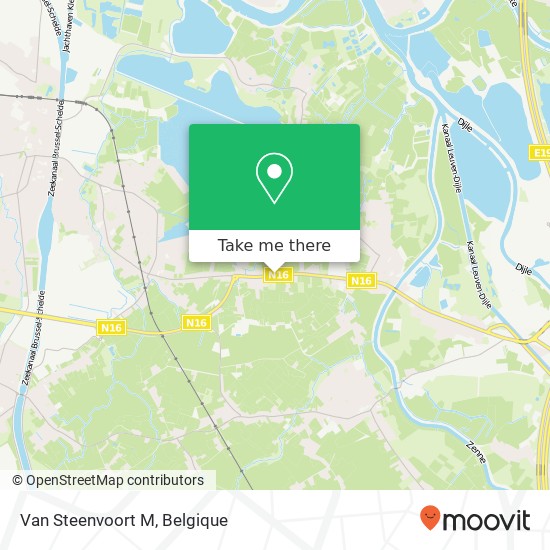 Van Steenvoort M kaart