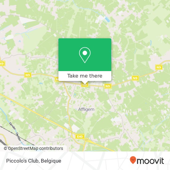 Piccolo's Club kaart