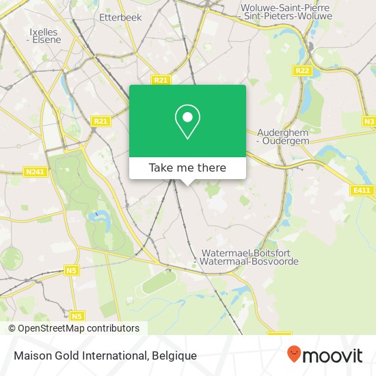 Maison Gold International kaart