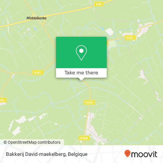 Bakkerij David-maekelberg kaart