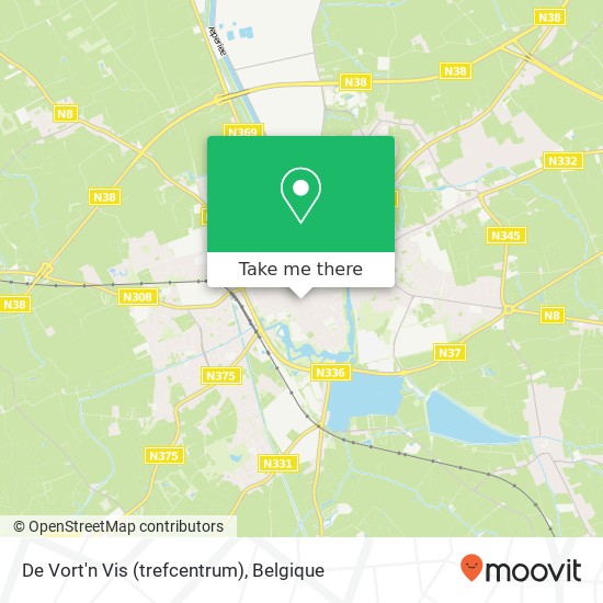 De Vort'n Vis (trefcentrum) kaart