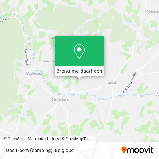 Oos Heem (camping) kaart