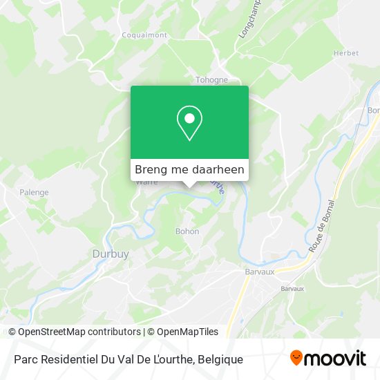 Parc Residentiel Du Val De L'ourthe kaart