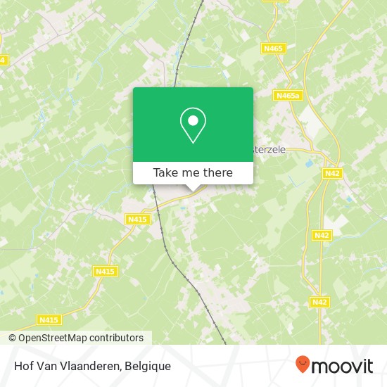Hof Van Vlaanderen kaart