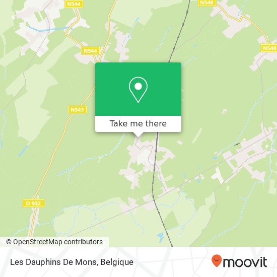 Les Dauphins De Mons kaart