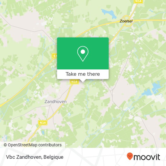 Vbc Zandhoven kaart