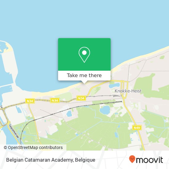 Belgian Catamaran Academy kaart