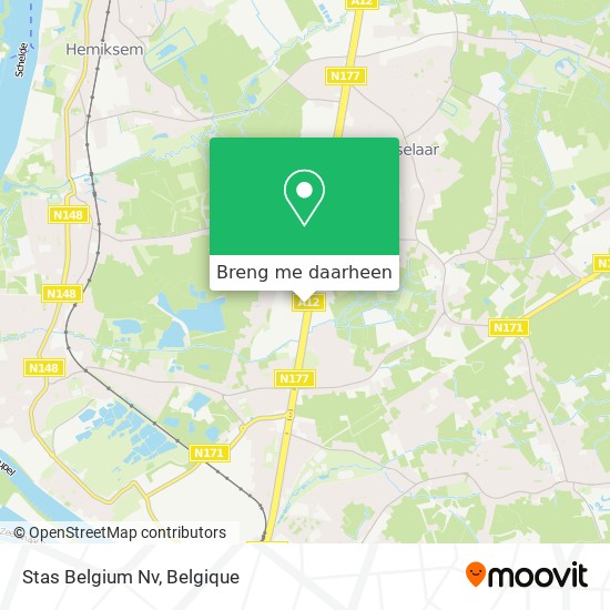 Stas Belgium Nv kaart