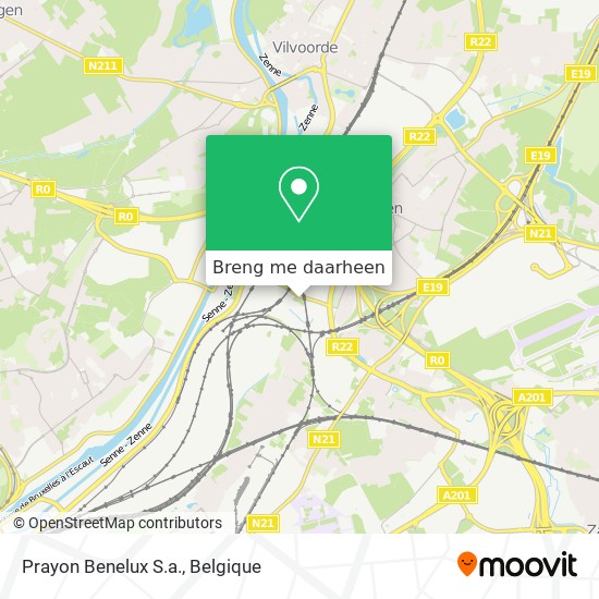 Prayon Benelux S.a. kaart