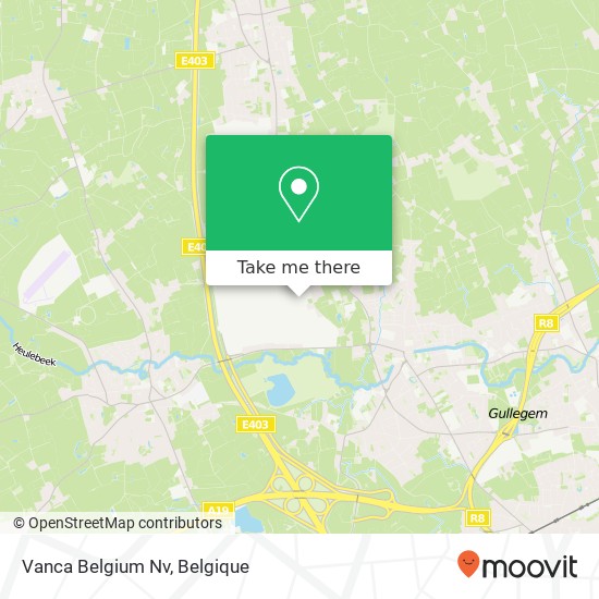 Vanca Belgium Nv kaart