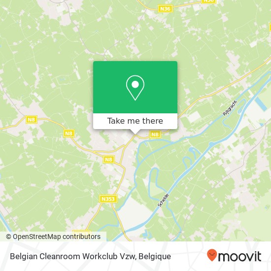 Belgian Cleanroom Workclub Vzw kaart