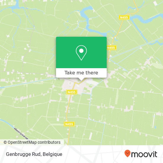 Genbrugge Rud kaart