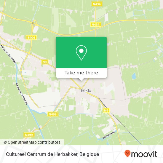 Cultureel Centrum de Herbakker kaart