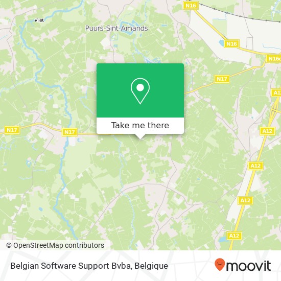 Belgian Software Support Bvba kaart