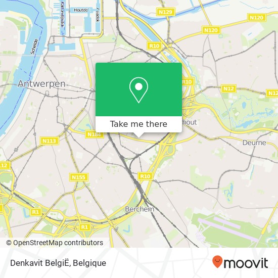 Denkavit BelgiË kaart