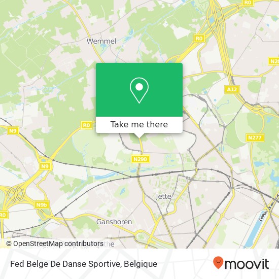 Fed Belge De Danse Sportive kaart
