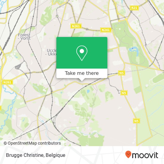 Brugge Christine kaart