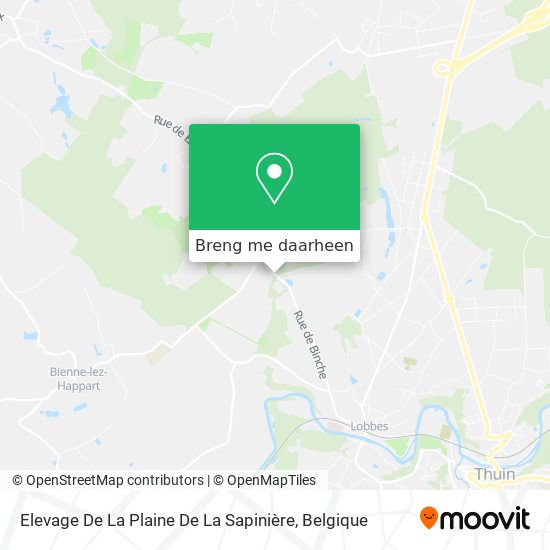 Elevage De La Plaine De La Sapinière kaart