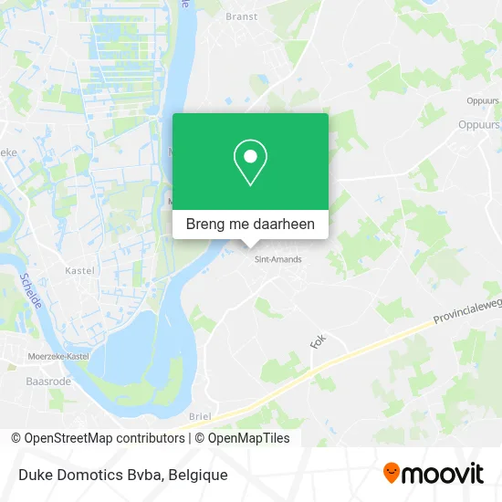 Duke Domotics Bvba kaart