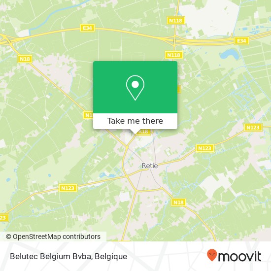 Belutec Belgium Bvba kaart
