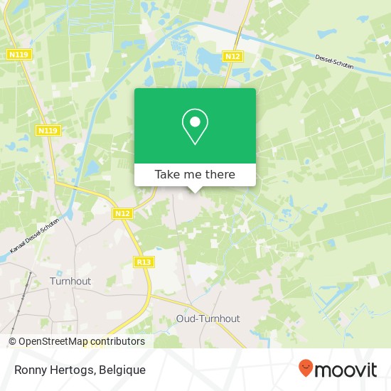 Ronny Hertogs kaart
