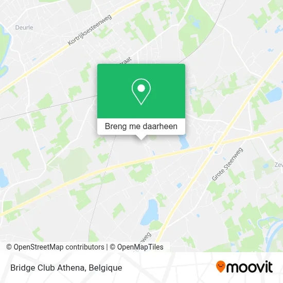 Bridge Club Athena kaart