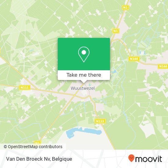 Van Den Broeck Nv kaart