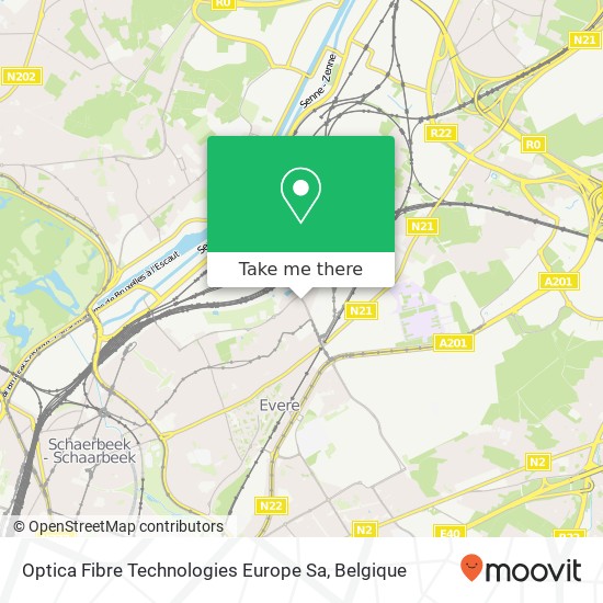 Optica Fibre Technologies Europe Sa kaart