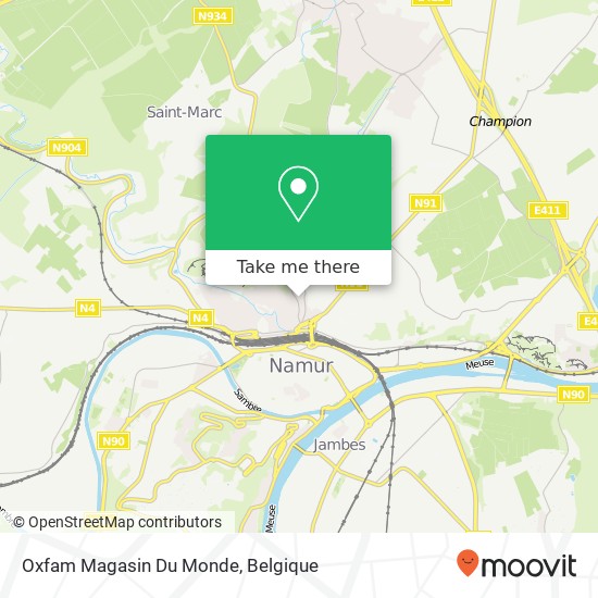 Oxfam Magasin Du Monde kaart