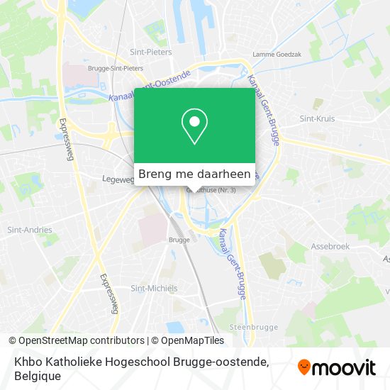Khbo Katholieke Hogeschool Brugge-oostende kaart