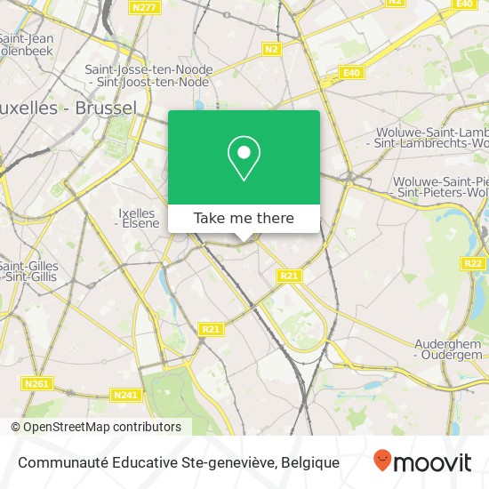 Communauté Educative Ste-geneviève kaart