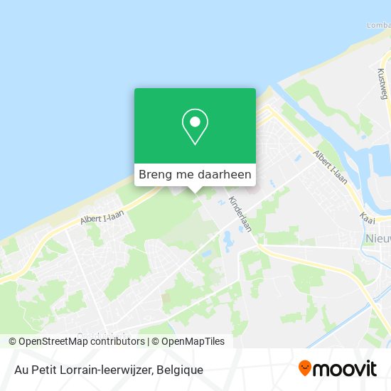 Au Petit Lorrain-leerwijzer kaart