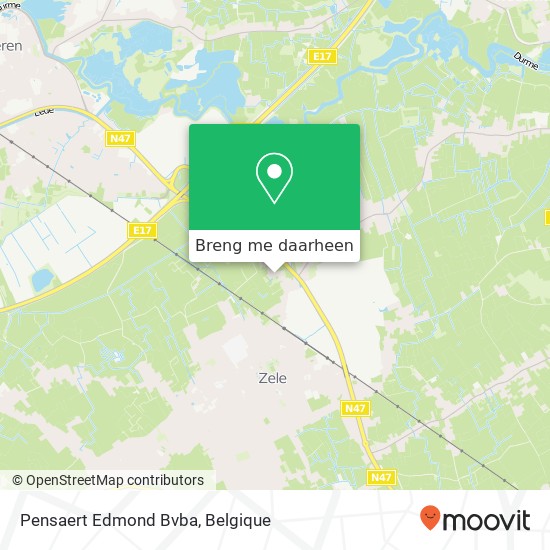 Pensaert Edmond Bvba kaart