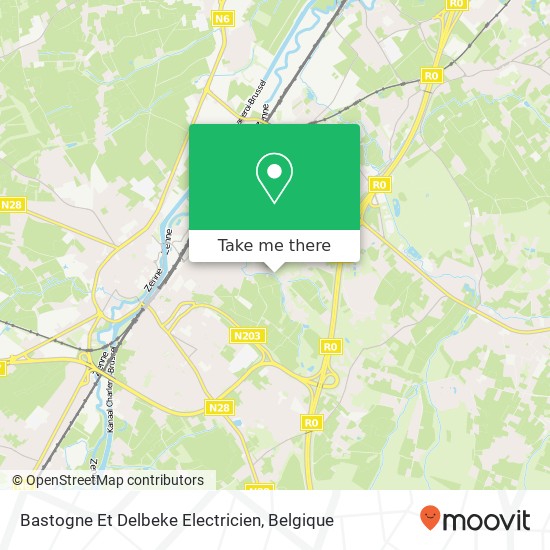 Bastogne Et Delbeke Electricien kaart