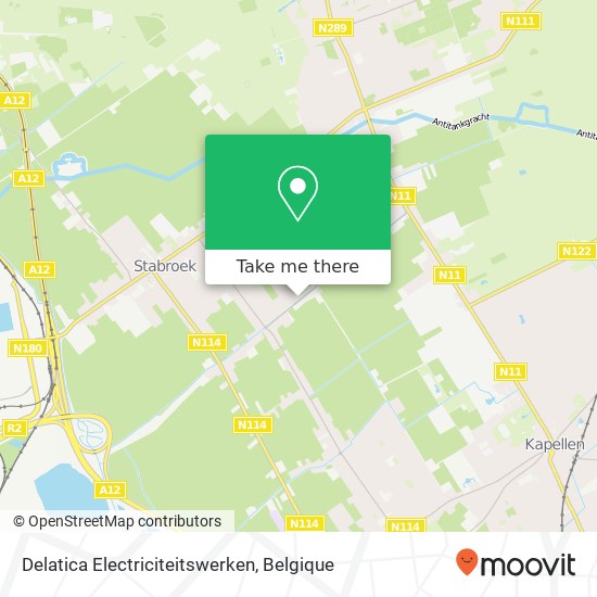 Delatica Electriciteitswerken kaart