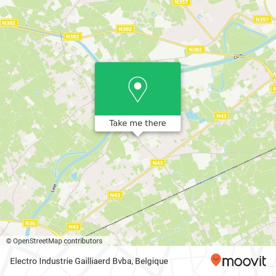 Electro Industrie Gailliaerd Bvba kaart