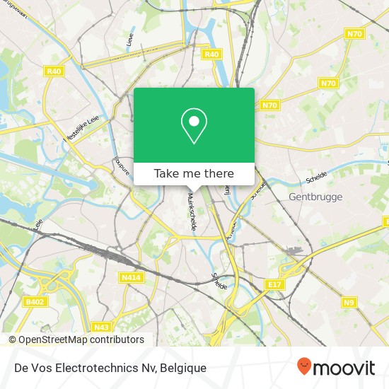 De Vos Electrotechnics Nv kaart