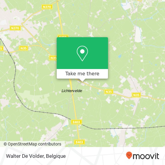 Walter De Volder kaart