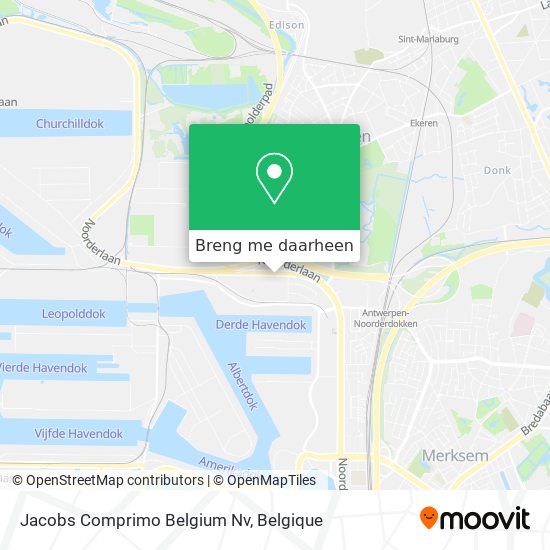 Jacobs Comprimo Belgium Nv kaart