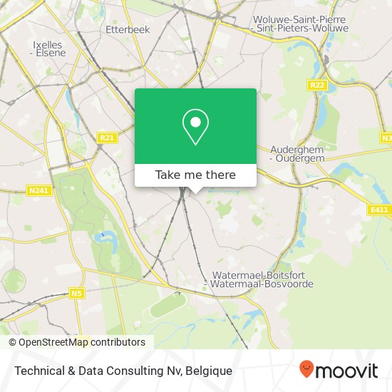 Technical & Data Consulting Nv kaart