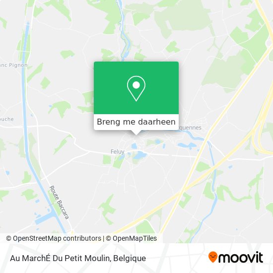Au MarchÉ Du Petit Moulin kaart