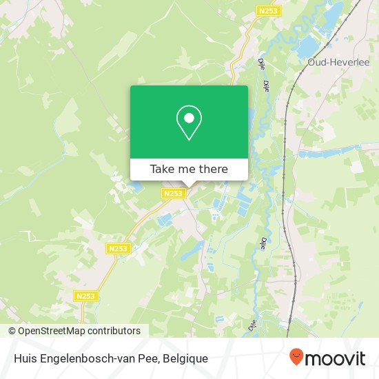 Huis Engelenbosch-van Pee kaart
