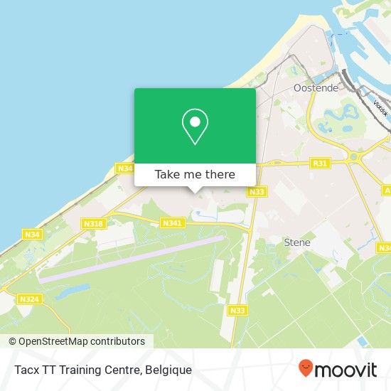 Tacx TT Training Centre kaart