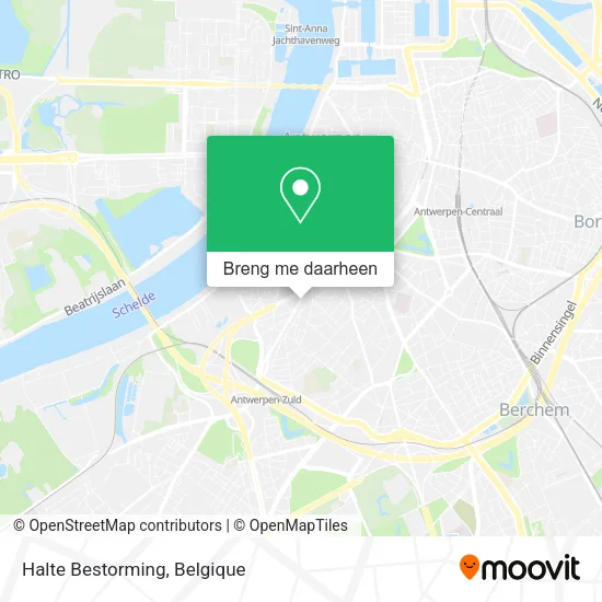 Halte Bestorming kaart