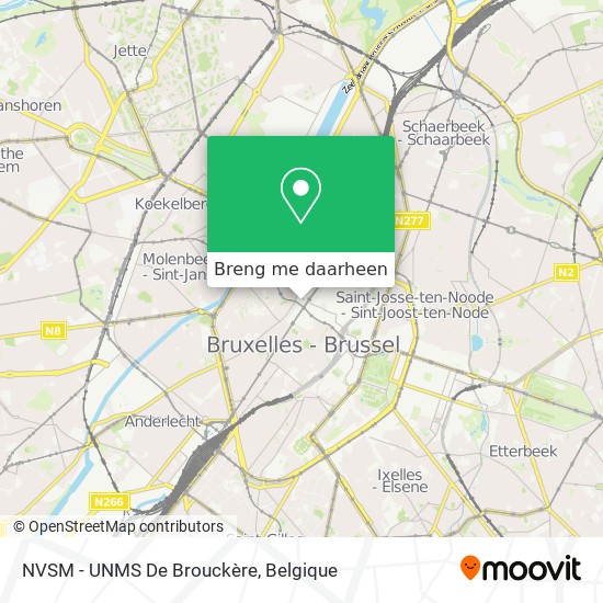 NVSM - UNMS De Brouckère kaart