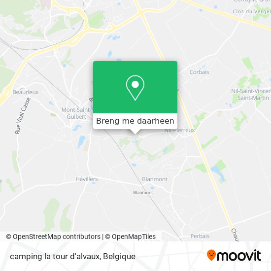 camping la tour d'alvaux kaart