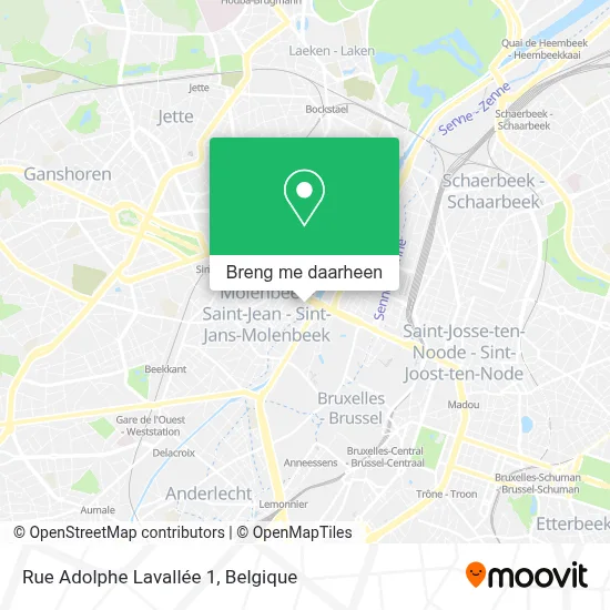 Rue Adolphe Lavallée 1 kaart