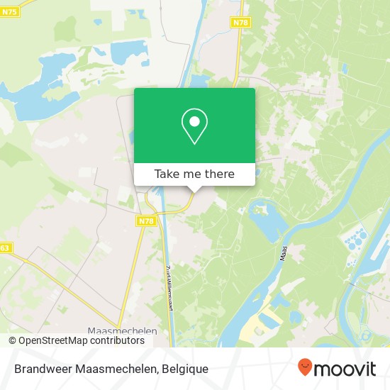 Brandweer Maasmechelen kaart